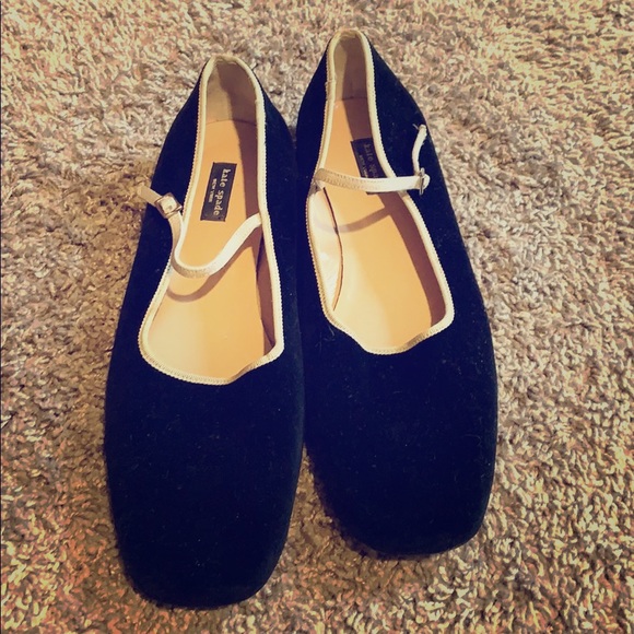 kate spade Shoes - 🆕🩰Kate Spade Velvet Ballerina Flats